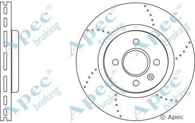 APEC BRAKING dsk2777 -  Тормозной диск